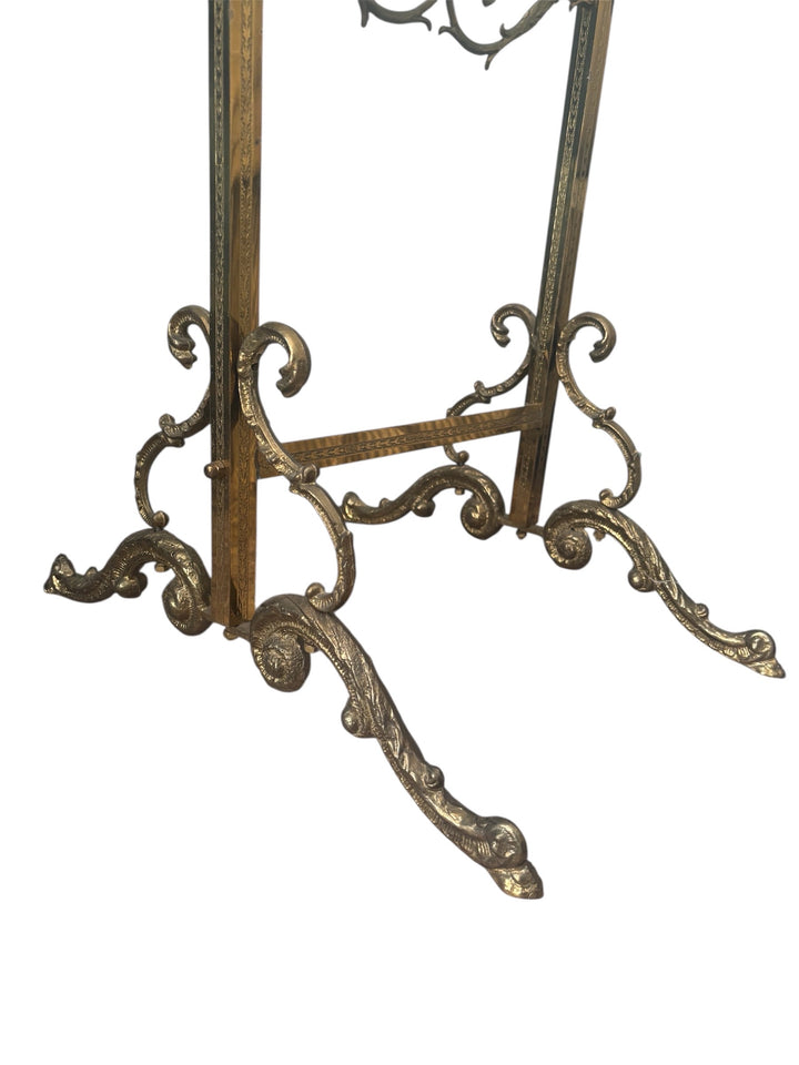 Brass Coat Rack in Hollywood Regency Style
